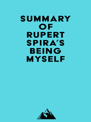 cover image of Summary of Rupert Spira's Being Myself